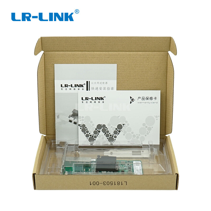 LR-LINK 9250PF-SFP جيجابت بكيي بطاقة الشبكة منفذ سفب واحد نيك على أساس إنتل I350 رقاقة يسي اكسبرس x1 إيثرنت لان محول