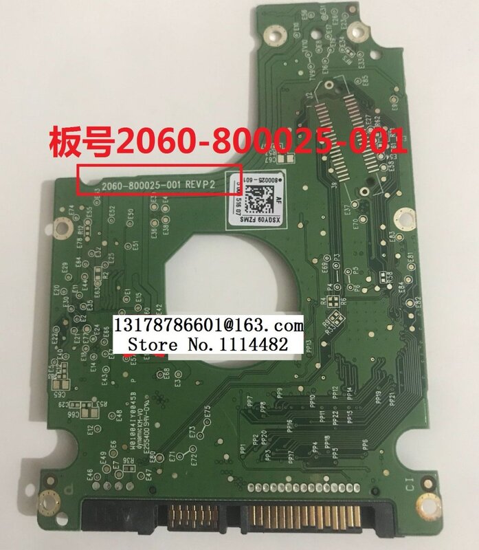 Free shipping 100% Original HDD PCB logic board 2060-800025-001 Hard Disk Circuit Board 2060-800025-001 PCB 2.5 inch