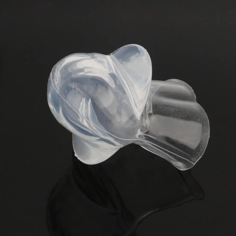 1pc Silicone Anti Snoring Tongue Retaining Device Snore Solution Sleep Breathing Apnea Night Guard Aid Stop Snore Sleeve M4