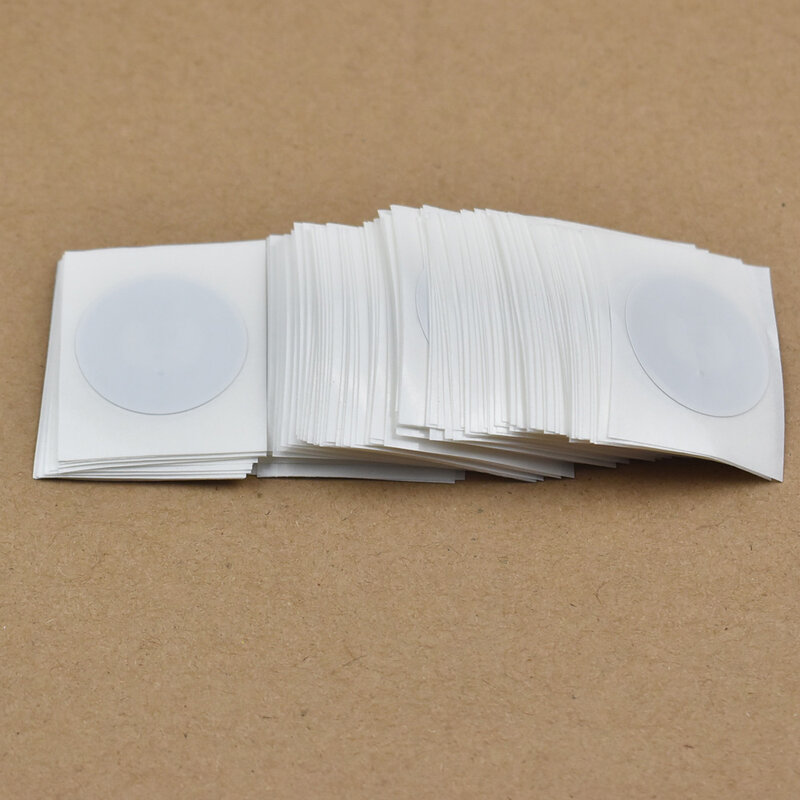 2pcs/Lot 25mm Round Epaper Label Tag 13.56MHz ISO14443A NFC 215  Sticker for all NFC Enabled Phones
