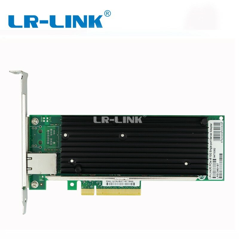 LR-LINK-tarjeta Lan Ethernet RJ45, adaptador de red pci-express x8, servidor NIC, Compatible con Intel X540-T1, 9801BT, 10Gb