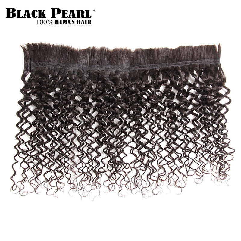 Hitam mutiara pre-colored rambut keriting Brasil bundel Remy rambut massal mengepang rambut manusia Ekstensi 1 bundel kepang rambut transaksi