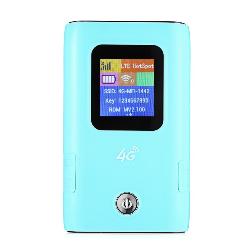 Terminal de datos inalámbrico 3G 4G LTE desbloqueado, enrutador Wifi, Banco de energía de 5200mAh, punto de acceso Wifi móvil de bolsillo con ranura para tarjeta SIM