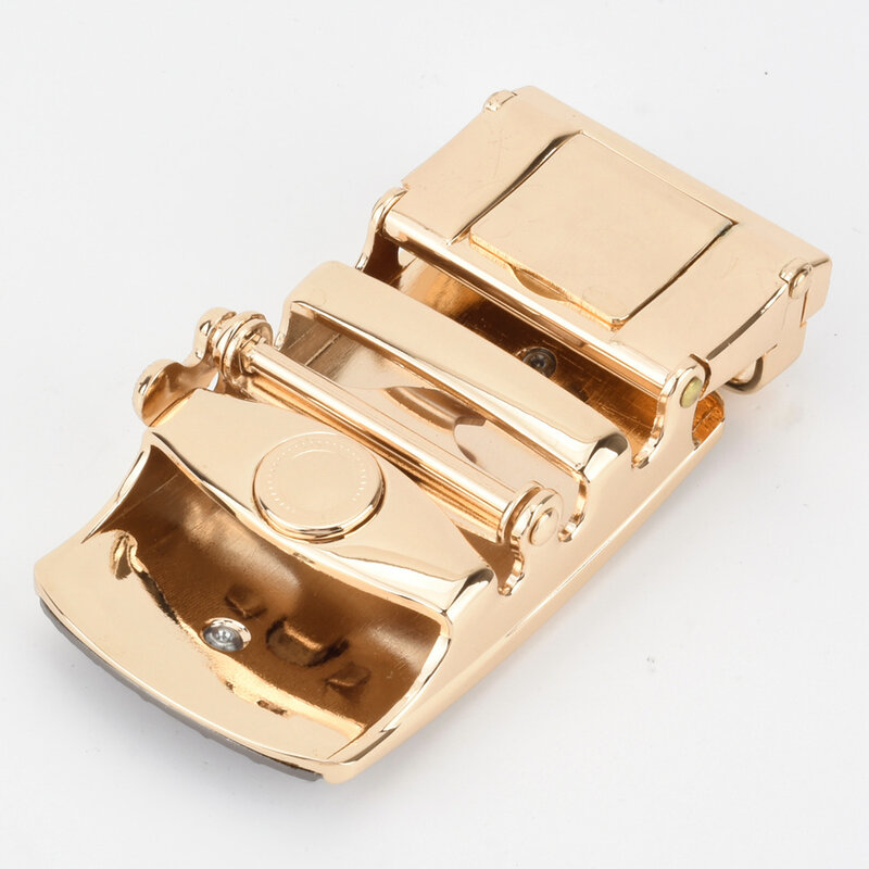WOWTIGER-حزام أبازيم ذهبي أوتوماتيكي ، 3.5 سنتيمتر ، مشبك عالي الجودة