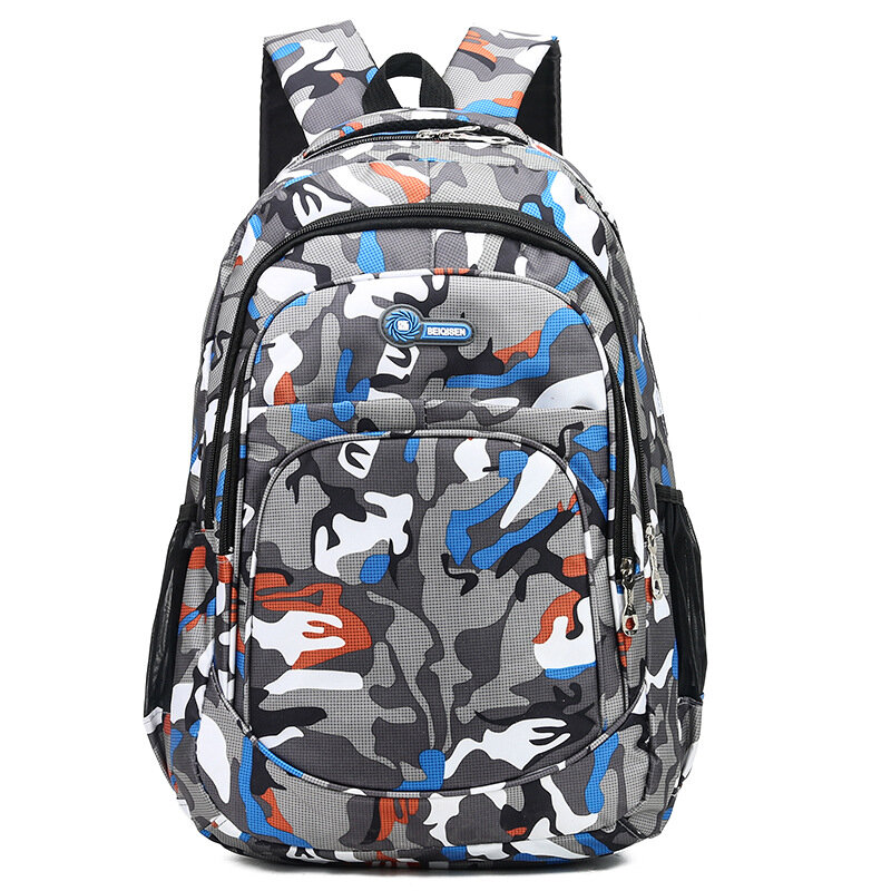 Kamuflaż męskie plecaki podróżne dzieci tornister fajny chłopiec wojskowe torby szkolne dla nastoletnich chłopców dziewczęta plecak szkolny sac mochila