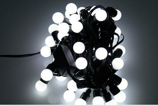 10m 100led bola luzes de natal corda de luzes mantianxing multicor luzes esfera iluminação corda