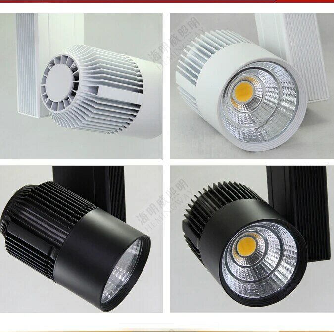 30 ワット COB LED トラックライト衣料品店 LED レールライト高輝度 AC85-265V 送料無料