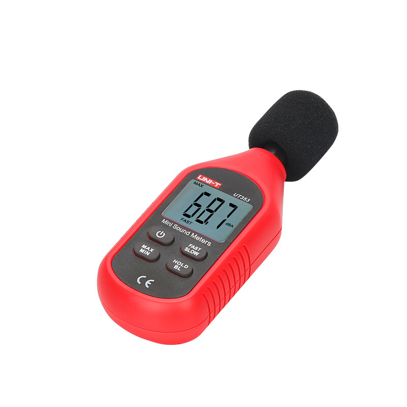 Instrumento de medición de ruido UNI-T UT353, medidor de db 30 ~ 130dB, Mini medidor de nivel de sonido de Audio, Monitor de Decibel