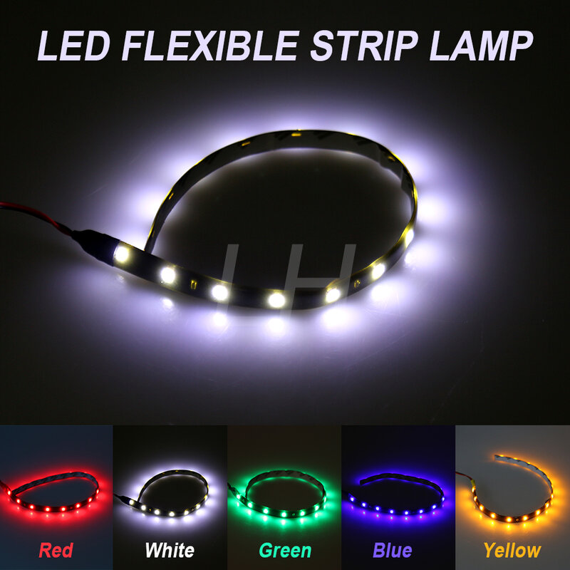 Sale Waterproof Led 30cm Lights Strip 1pcs Decorative Flexible 15SMD Daytime DRL Running Auto Hot For Car