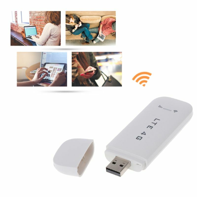 Módem adaptador de red USB 4G LTE, enrutador inalámbrico con punto de acceso WiFi, tarjeta SIM, Vista 7/10 XP para Win, Mac 10,4 e IOS, nuevo