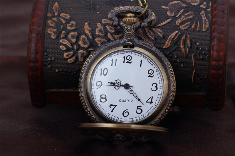 Популярные большие карманные часы в корейском ретро стиле, часы «папа», сплав, ожерелье, часы, карманные часы от производителя, оптовая продажа, 8140