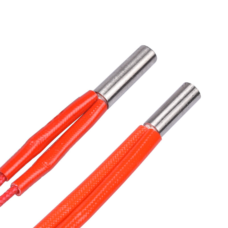 Piezas de impresora 3D Mendel 6x20 calentador de cartucho de 12V Reprap/24v  30 o 40W con cable de 100CM para pieza de impresora 3D j-head