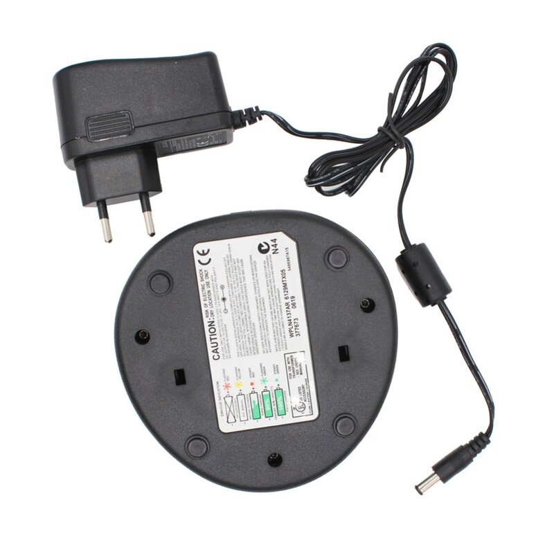 10Pack PMLN5192 WPLN4137 Batterie Ladegerät mit Adapter für MOTOROLA DEP450 CP200 EP450 CP040 CP140 CP180 DP1400 GP3688 NNTN4970 B
