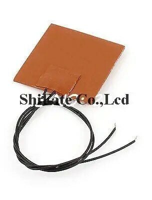 12/24V 5W/20W Flexible Silicone Rubber Heater Heating Plate Pad 40mm x 40mm