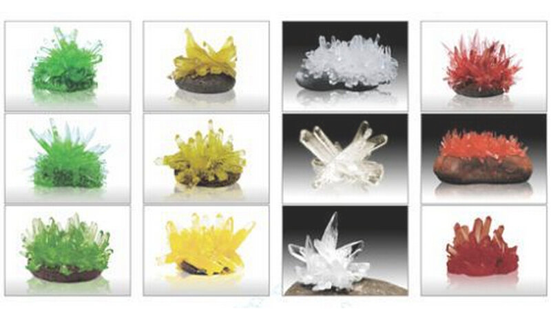 2020 6X4Cm Diy Groeiende Wens Magic Crystal Wishing Grow Een Kristallen Met Led Verlichting Kit Kerst Wensen decoratie Speelgoed Nieuwigheden