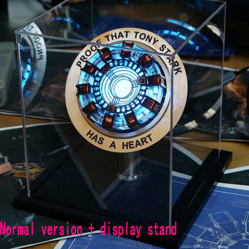 Светодиодный реактор Железный человек с телеуправлением MK1 светодиодный светильник с изображением сердца Тони Старка украшение стола косп...