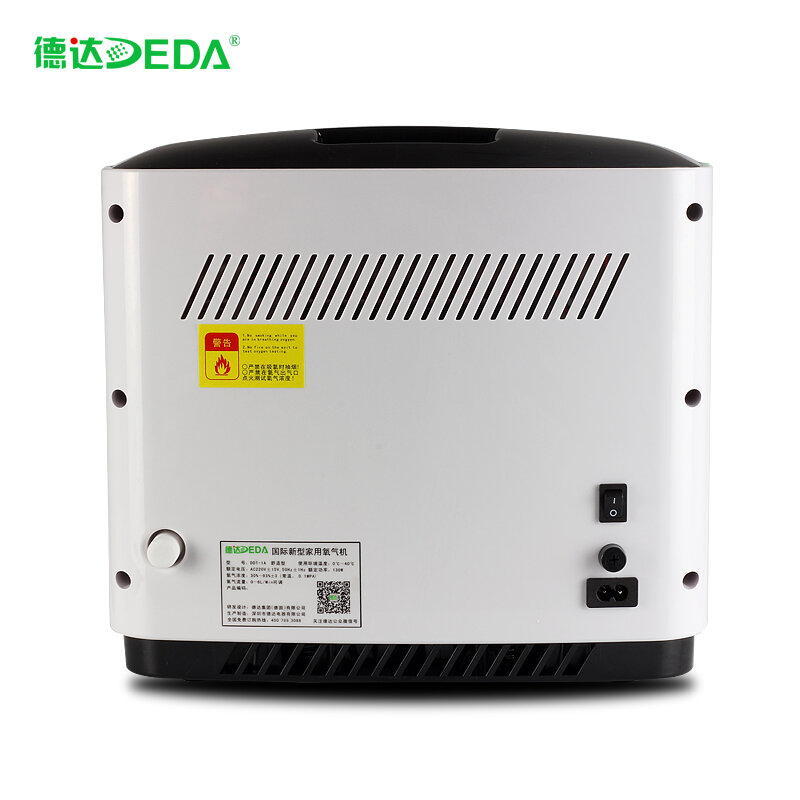 Top grade 90% wysokiej czystości 6L przepływu użytku domowego przenośny medyczny koncentrator tlenu generator DE-1A
