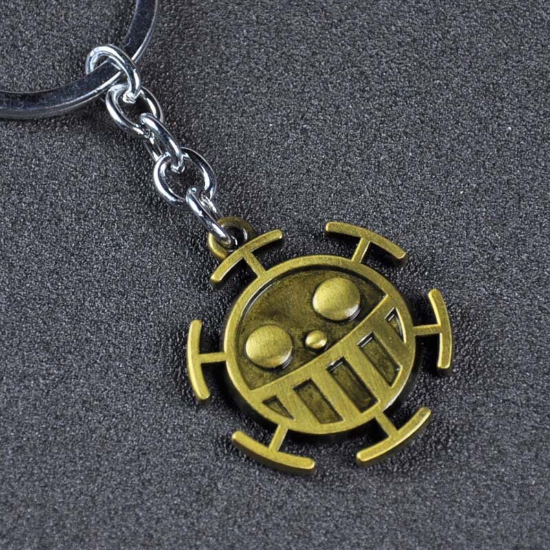 One Piece Luffy Hat Key Ring One Piece Thousand Sunny Pirate Ship toy Banner Pendant One Piece Anime Keychain