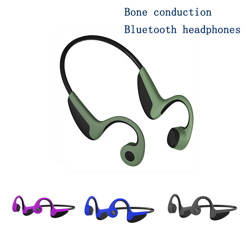 Casque Bluetooth 5.0 os Conduction casques sans fil sport écouteurs mains libres casques support livraison directe