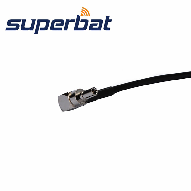 Superbat Huawei-CRC9 to SMA 암 벌크 헤드 모바일 광대역 안테나 RF 케이블, RG174 20cm