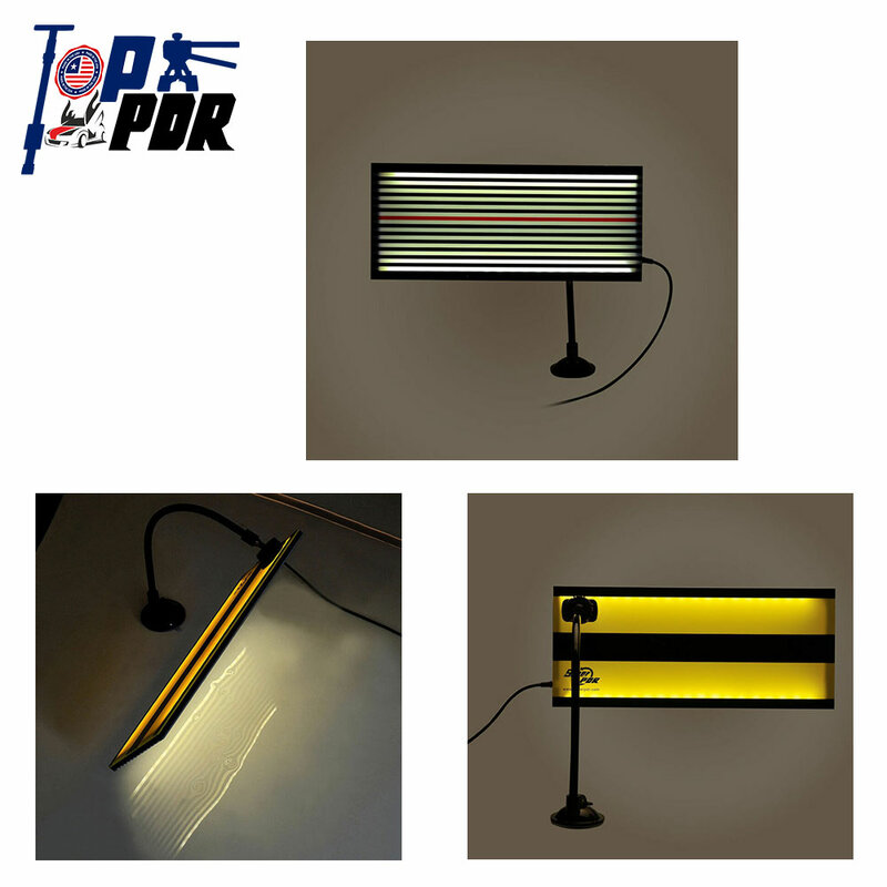 LED linha placa Dent refletor lâmpada, ferramentas de reparo Dent, detector Dent, carro corpo Dent remoção ferramenta, Super PDR, venda quente