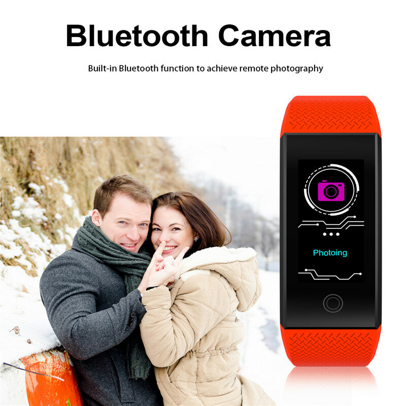 LIGE Men Smart Bracelet IP68 Waterproof Watch Bluetooth Connection Android ios Pedometer Wristband Women Sport Fitness Tracker