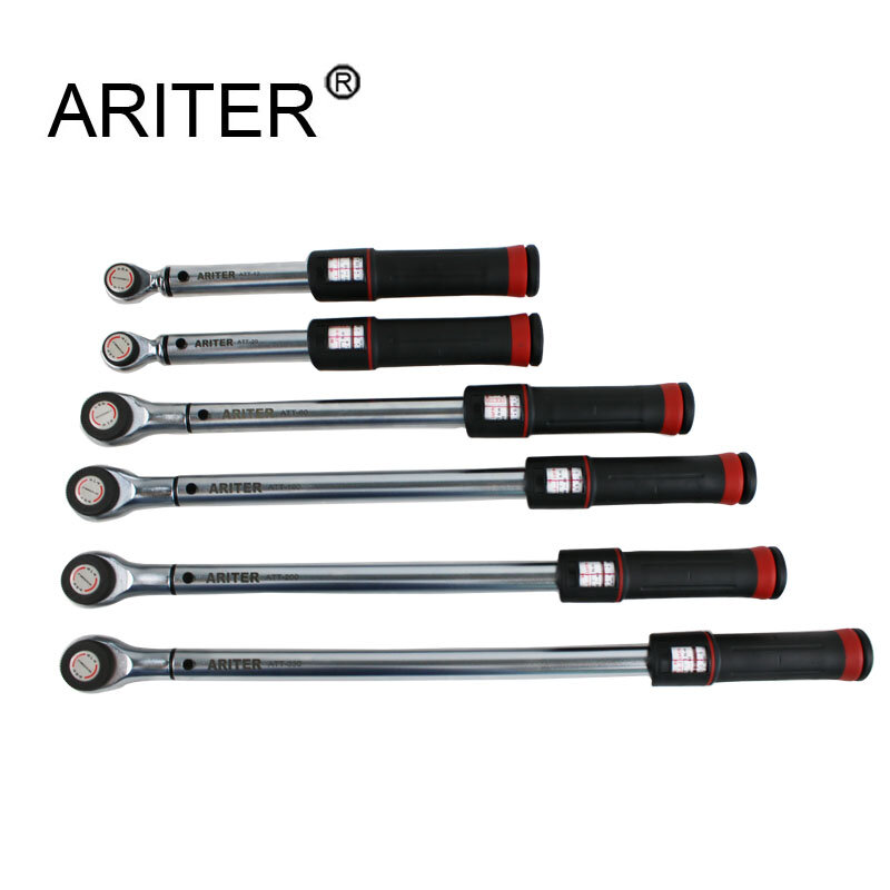 3% High-accuracy 1/4 3/8 1/2 preset click adjustable bicycle torque wrench bike car repair 2-330N.m two units window display