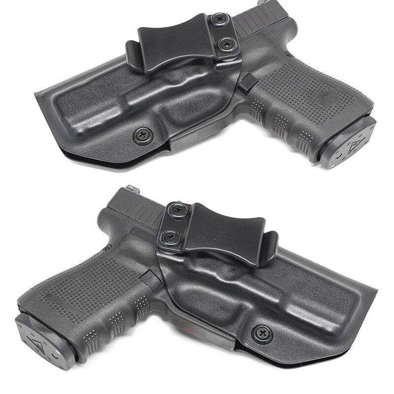 Funda de pistola IWB Kydex personalizada para Glock 17, 19, 22, 23, 25, 26, 27, 31, 32, 33, 43, 9 mm