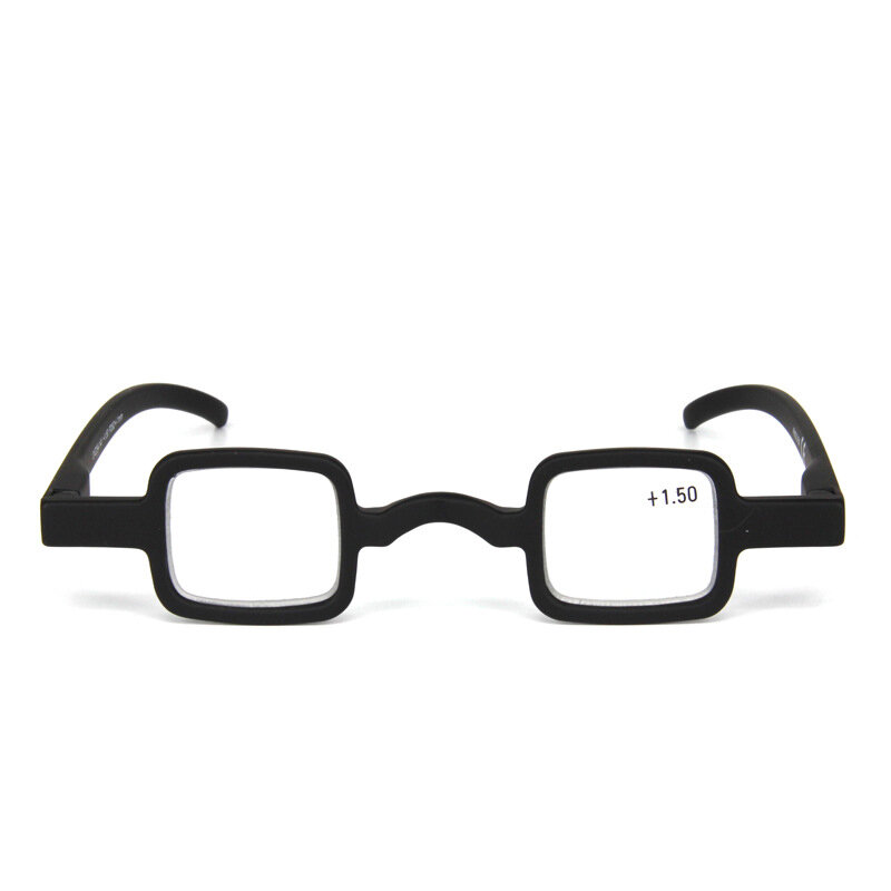 Zilead-gafas de lectura cuadradas con montura pequeña para hombre y mujer, lentes clásicas negras transparentes, lentes para presbicia, + 1,5 + 2,0 + 2,5