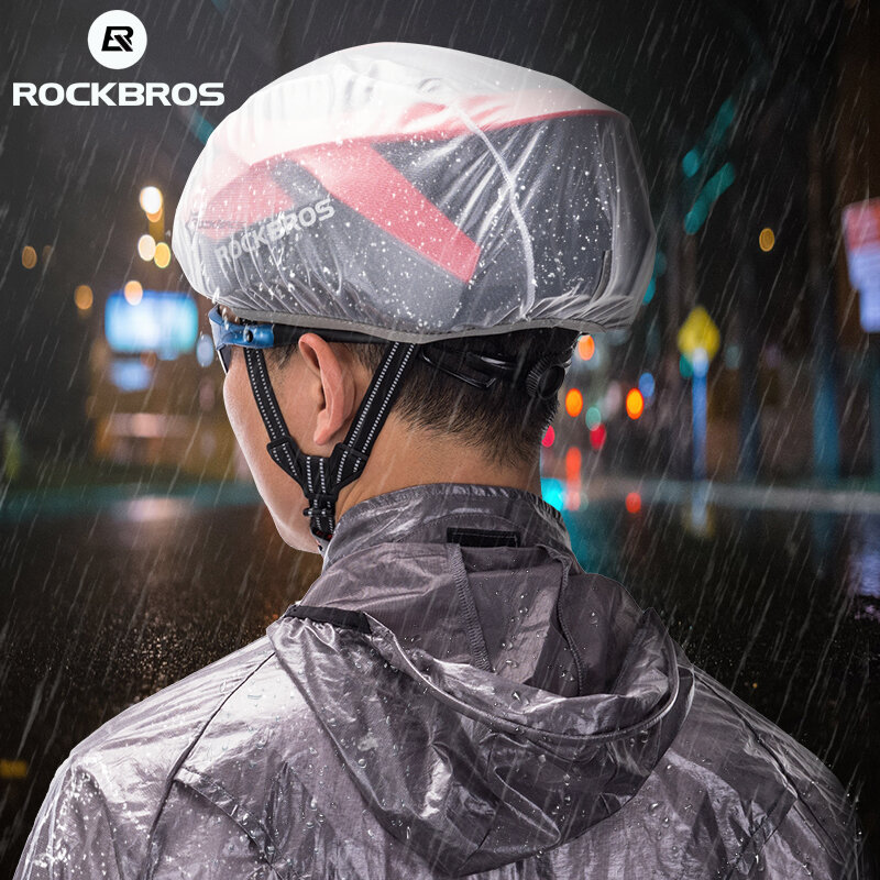 Rockbros ciclismo capacete capa ultraleve à prova de vento dustproof capa de chuva mtb estrada capacete da bicicleta capacetes acessórios