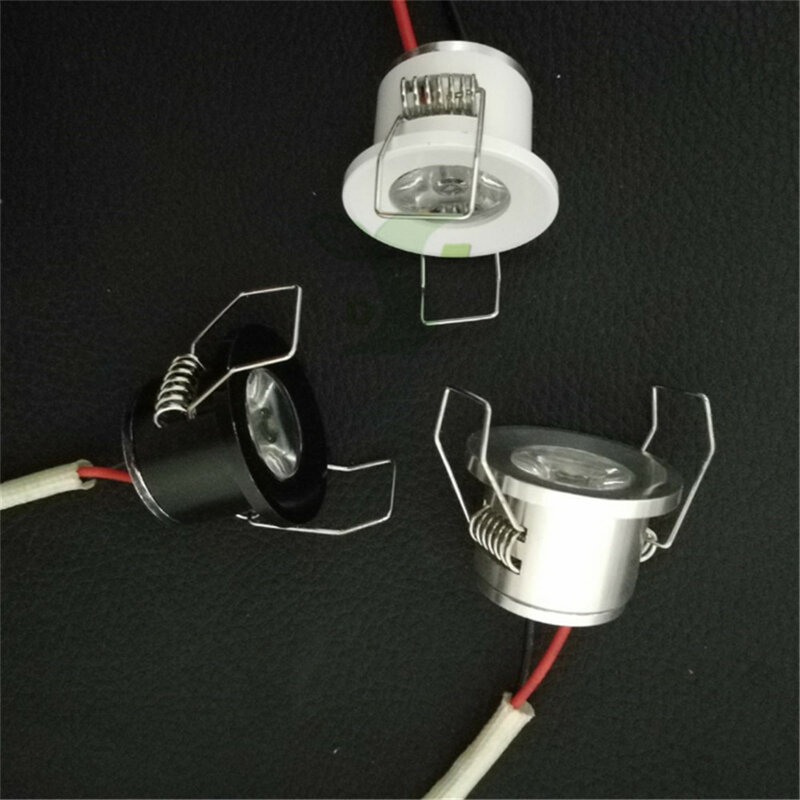 Đèn LED Mini Đèn Dưới Tủ Đèn 1W 3W Cho Ốp Trần Đèn Đèn AC85-265V Mờ 27Mm Xuống đèn Lái Xe