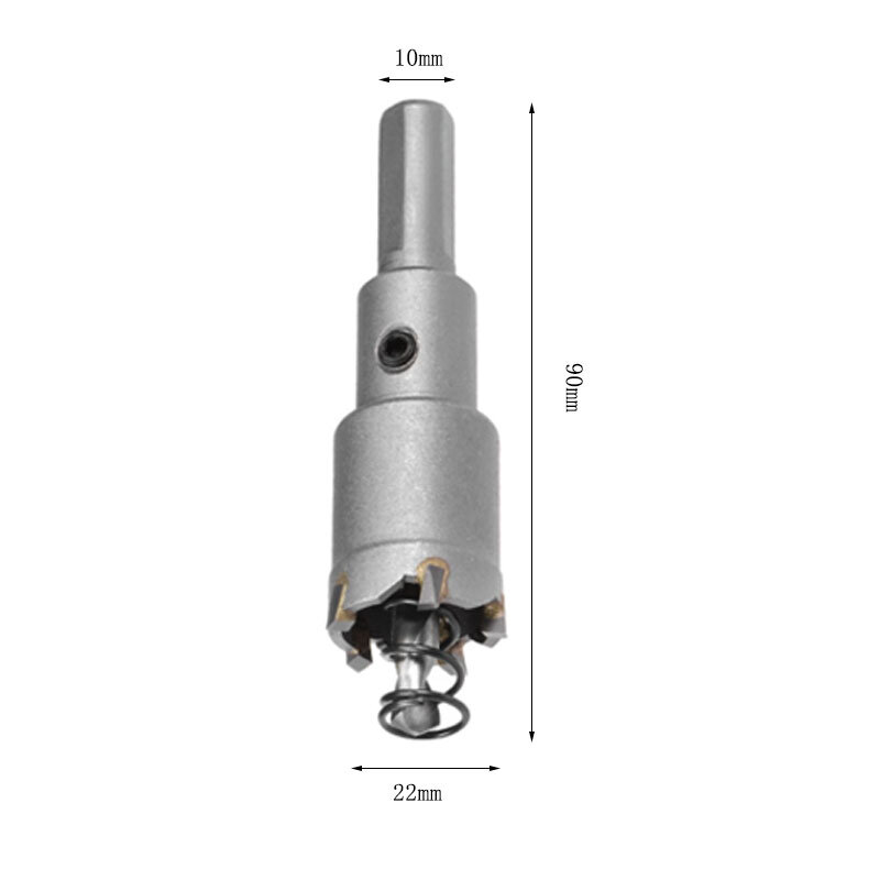 22mm Carbide Hole Cutter Boor voor Roestvrij Staal Legering 2 Pcs