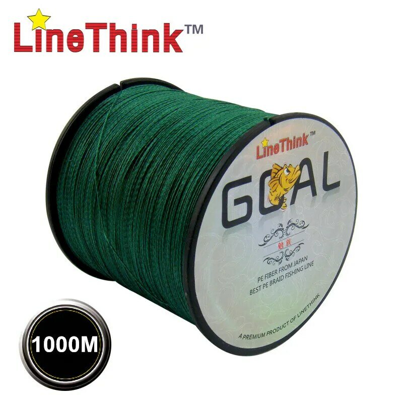 1000m Tor linethink Marke beste Qualität Multi filament pe geflochtene Angelschnur