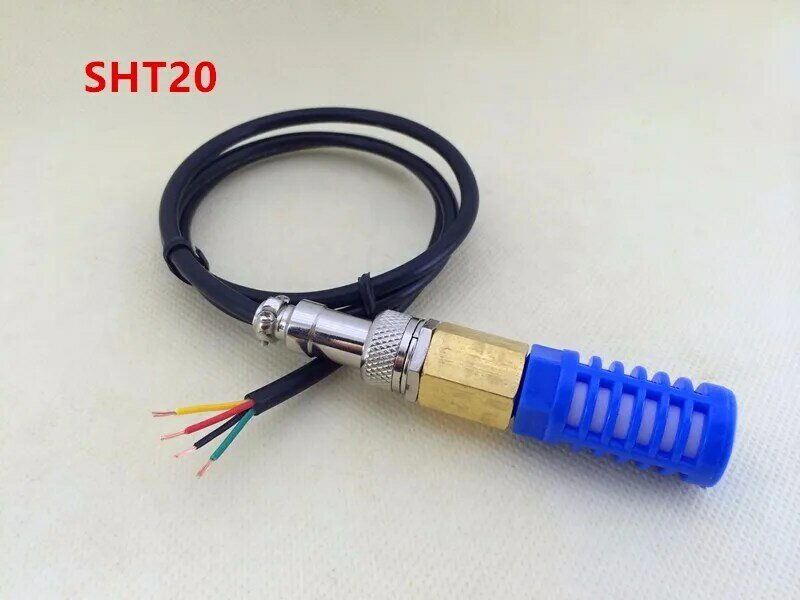 Sensor de temperatura y humedad de TH20UJY-H, cable de cubierta protectora de metal de acero inoxidable con SHT20