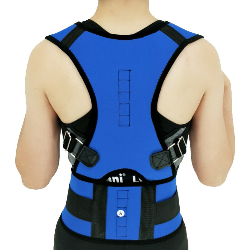 Corset de soutien du dos pour hommes et femmes, ceinture de posture, bandage de soutien du dos lancé