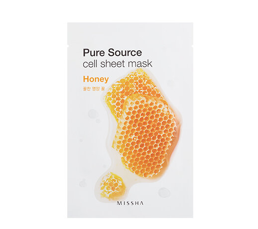 MISSHA Pure Source Cell Sheet Mask Face Skin Care Facial Mask Hydrating Anti Aging Whitening Acne Treatment Mask Korea Cosmetics