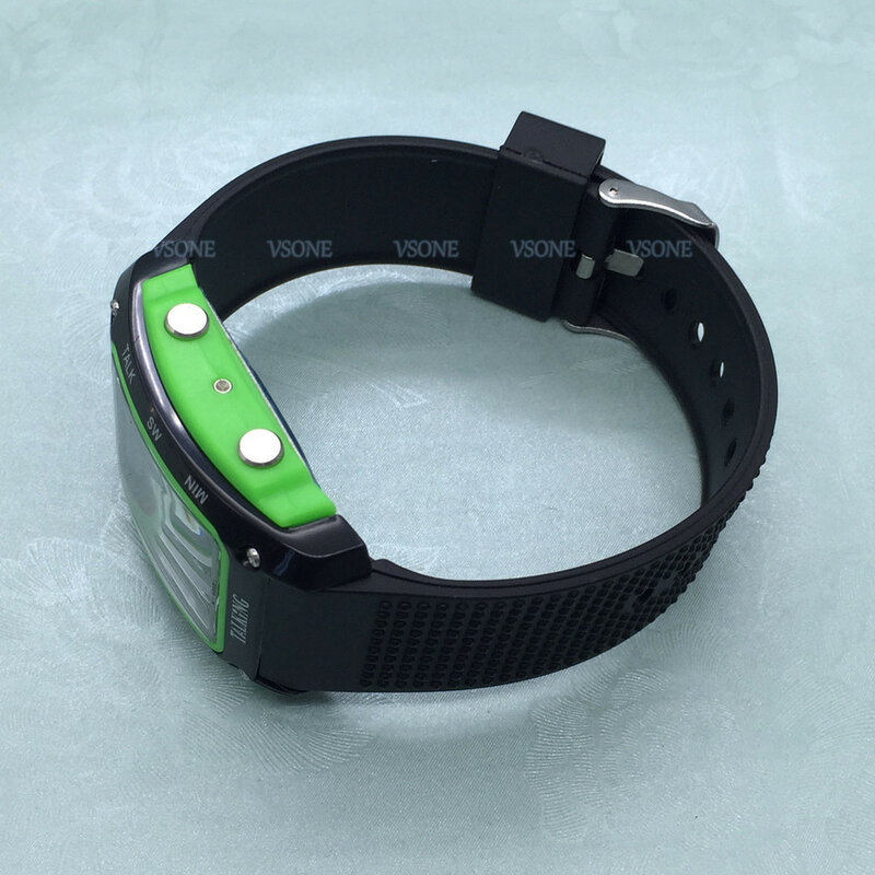 Прямоугольный циферблат, итальянские говорящие часы для слепых и пожилых людей, электронные спортивные наручные часы Watche 829TI