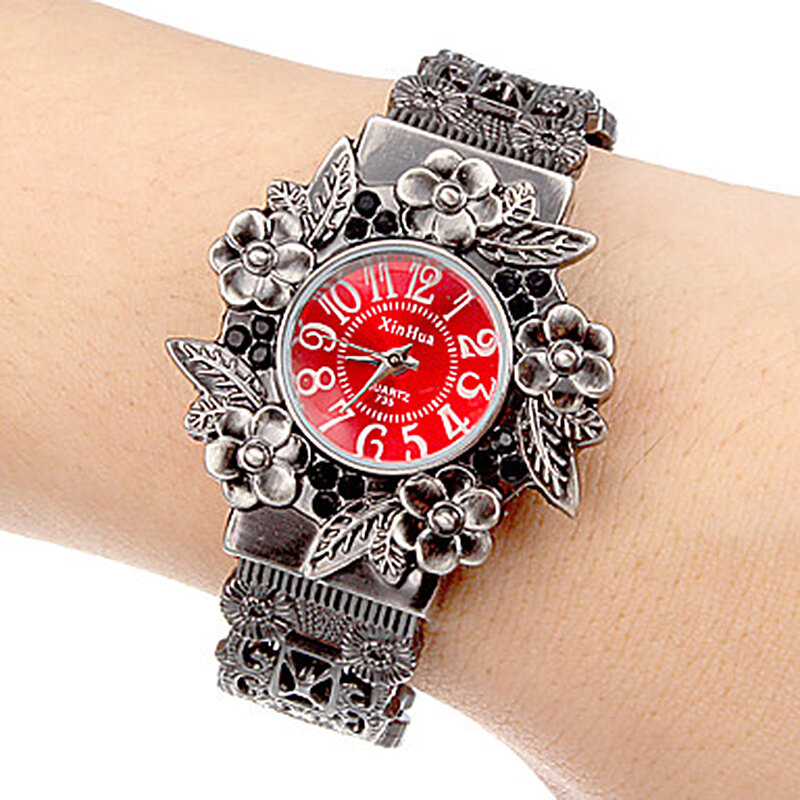 Xinhua-Montre-bracelet à quartz pour femmes, rétro, vintage, luxe, décontracté, 600