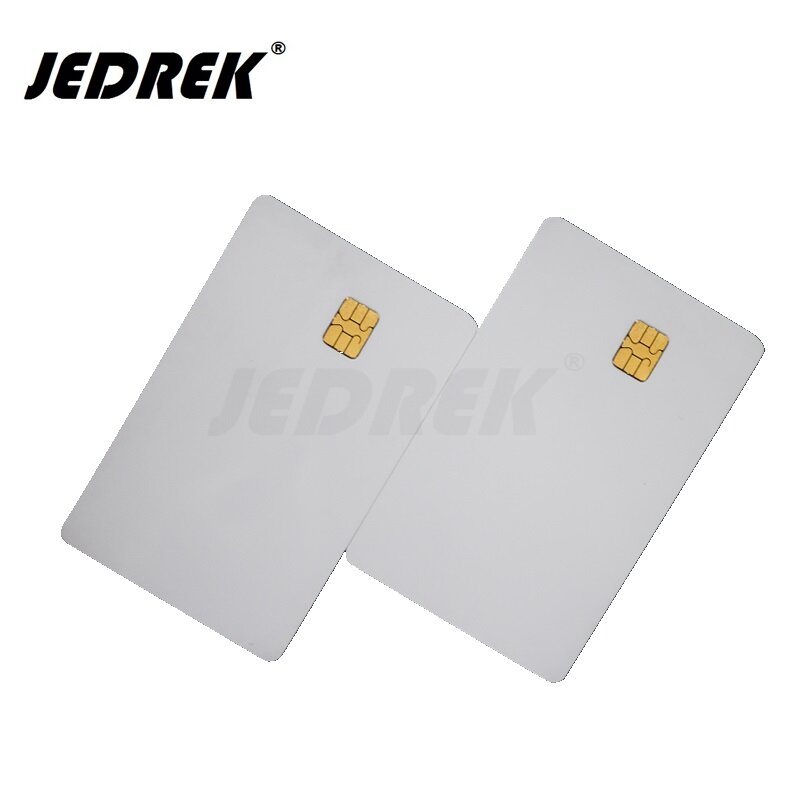 (10 قطعة/الوحدة) SLE 4442 رقاقة البلاستيكية البطاقة الذكية فارغة بطاقات IC ISO7816