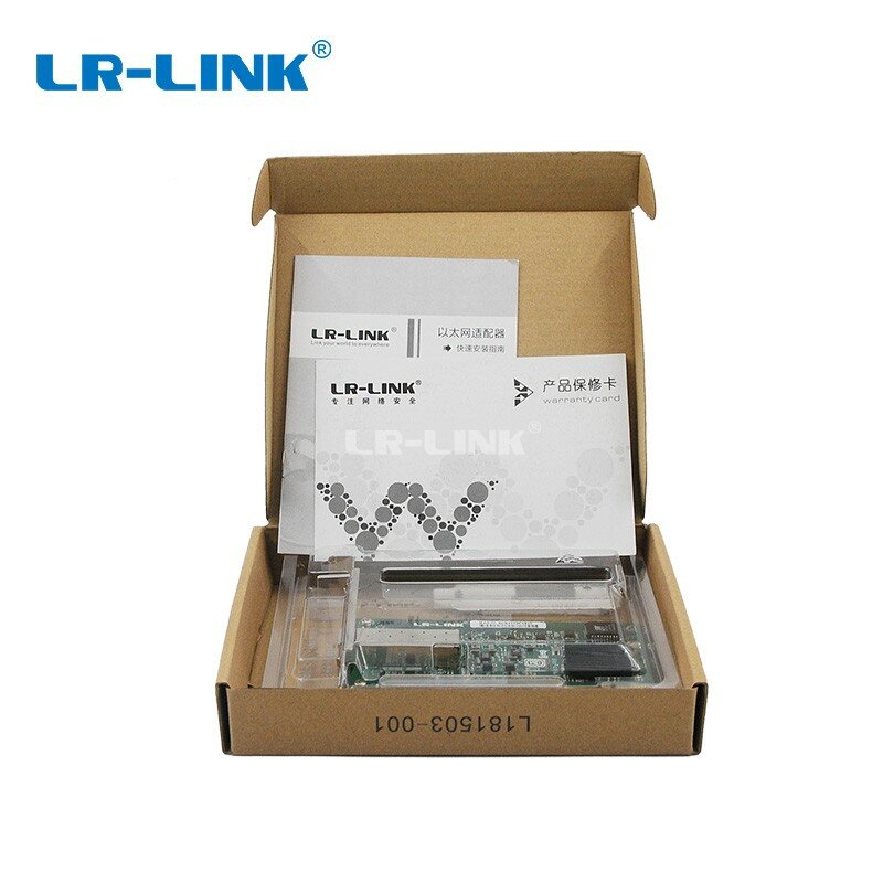 LR-LINK 7210PF-SFP PCI Gigabit Ethernet Lan адаптер 1000 МБ волоконно-оптическая сетевая карта настольный ПК Intel 82545 NIC