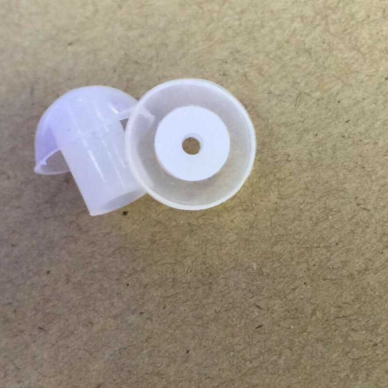 Fone de ouvido auricular de silicone, 50 peças substituição para baofeng duas vias rádio acústico tubo auricular tubo de ar headset