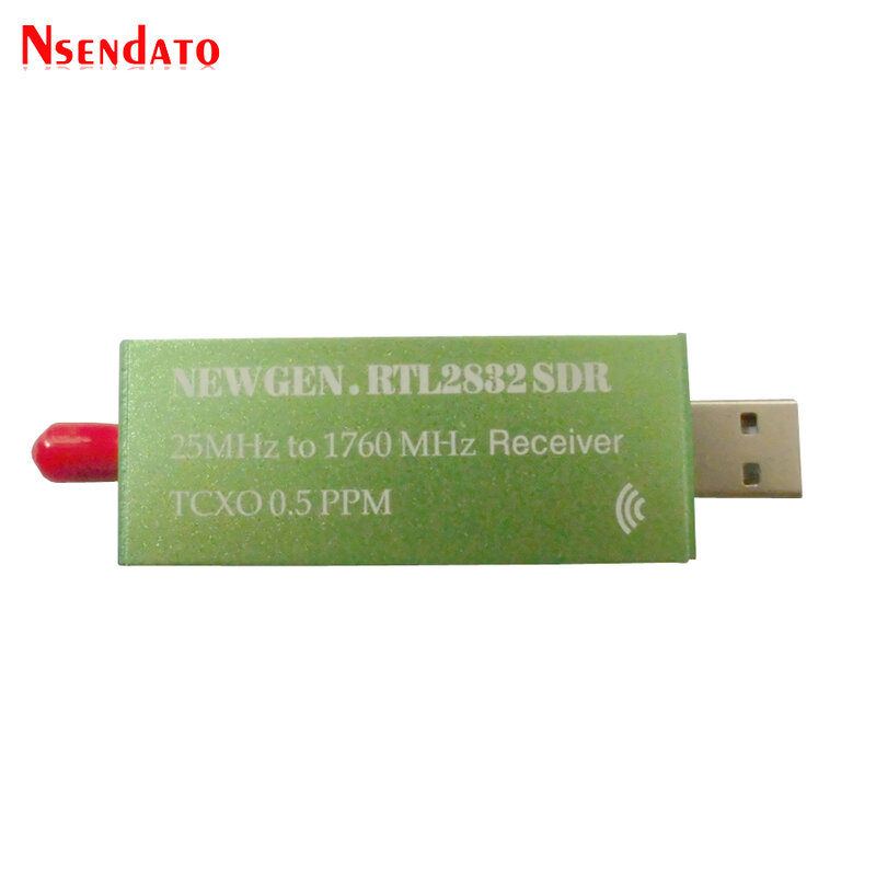 USB 2.0 RTL SDR 0.5 PPM TCXO RTL2832U R820T2 25MHz ถึง1760MHz เครื่องรับสัญญาณทีวี AM FM nfm DSB LSB วิทยุ SW ตัวรับทีวีสติ๊ก