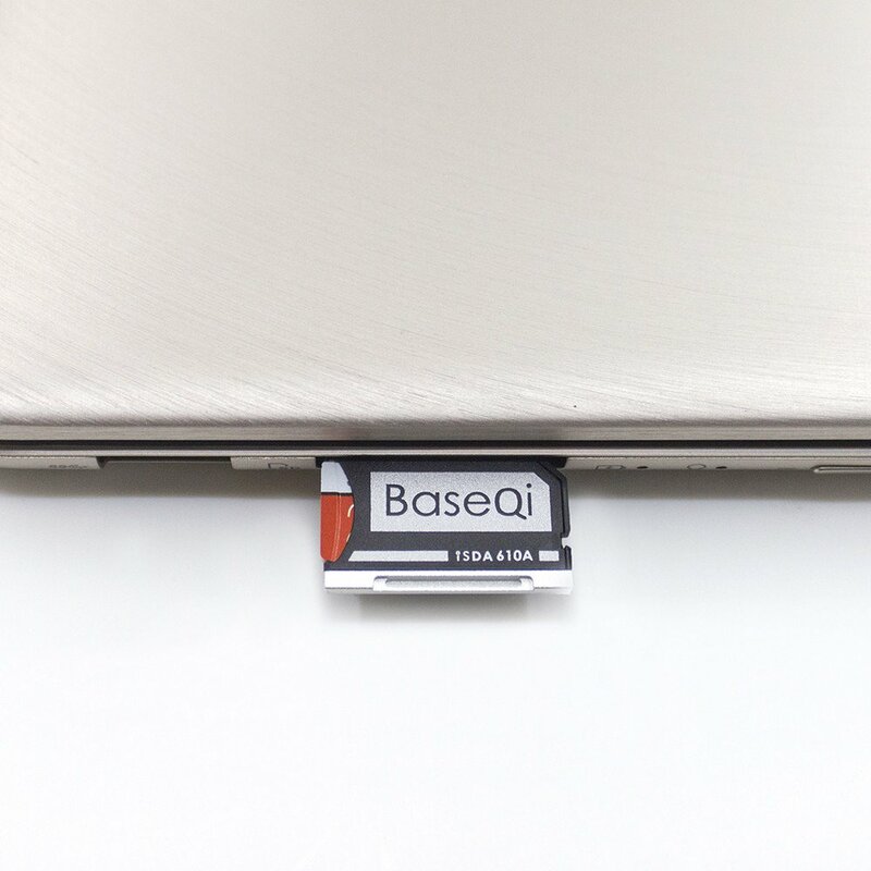 Baseqi adaptateur de carte Micro SD, 24x16mm, MiniDrive, en aluminium, pour Asus ZenBook Flip ux360CA