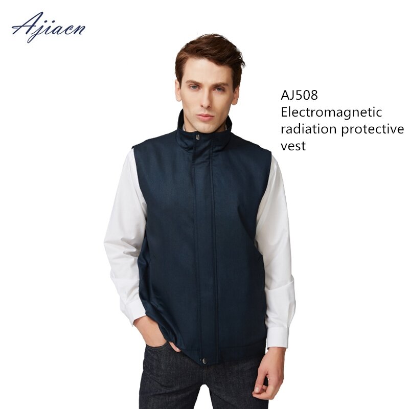 Factory direct sales of real male EMF shielding electromagnetic radiation protection radiation proof vest sleeveless jacket