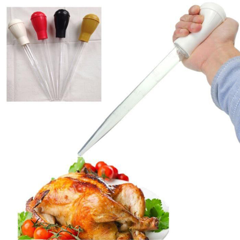 Cooking Kitchen Chicken Turkey Poultry BBQ Food Flavour Baster Syringe Tube Pump Cooking Chicken Turkey Poultry Meat BBQ Food