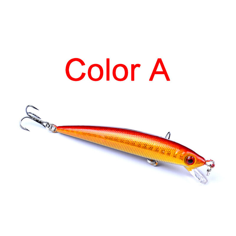1pc High Quality Minnow Fishing Lures 90mm 11g Crankbait Fishing Wobblers 3D Eyes Artificial Hard pesca Bass tackle 30