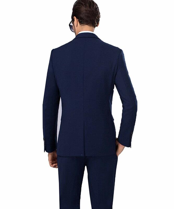 Man 3 Stuks Suits Slim Fit Formele Zakelijke Party Pak Notch Revers Smoking Trouwjurk Suits Blazer + Vest + Broek