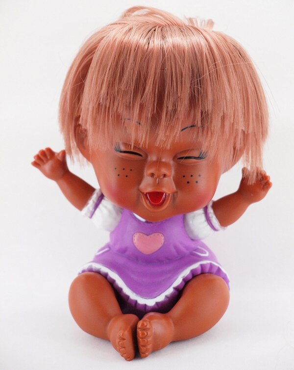 Cute Smile / Angry / Cry / Laugh Expression Vinyl Doll Christmas New Year Gifts  Wholesale T235A/B/C/D