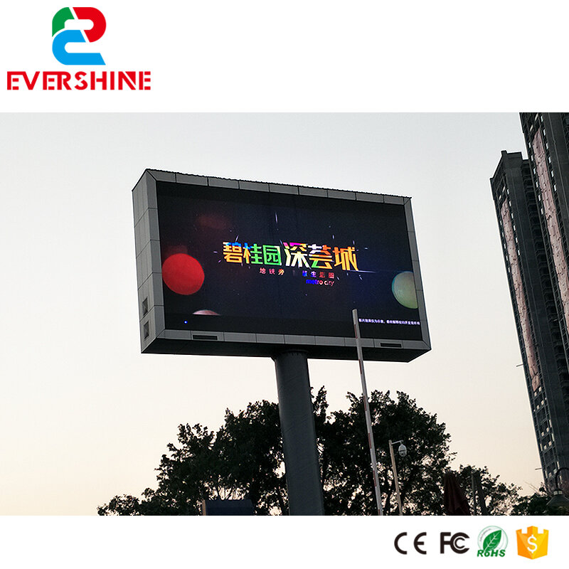 High brightness Outdoor led advertising Pitch 6mm display, led display screen outdoor led tv video p6