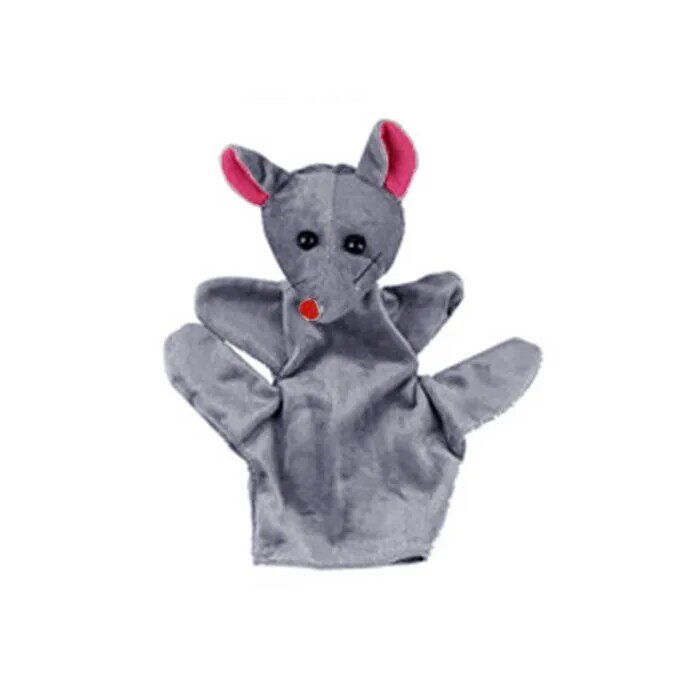 Marionetas de dedo animales de algodón juguetes de marioneta de mano guante de mano dedo Animal de peluche juguetes para niños regalos educativos k410